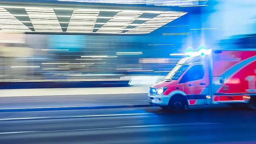Krankenwagen im Einsatz